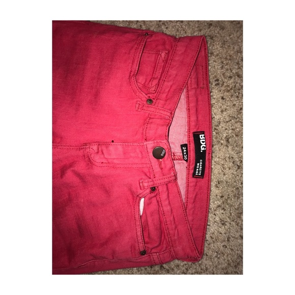 Size 24 red BDG skinny jeans - Picture 2 of 4
